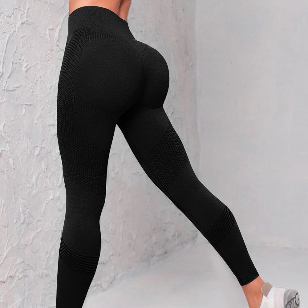High-Waist Seamless Yoga Leggings