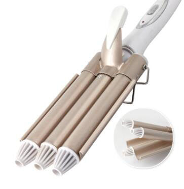 three rod hair curling iron